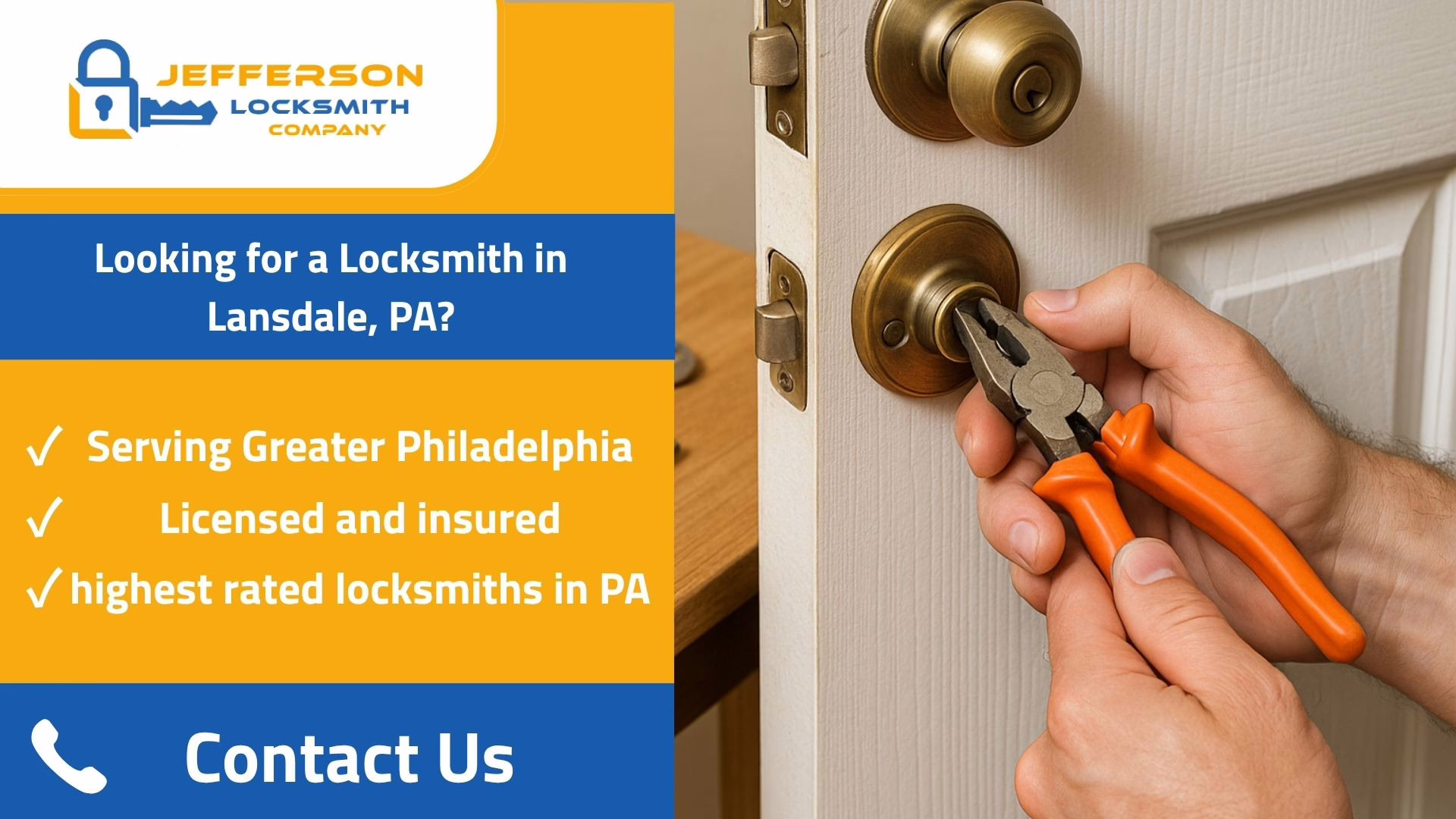 Locksmith Contractors in Lansdale, PA the best possible service