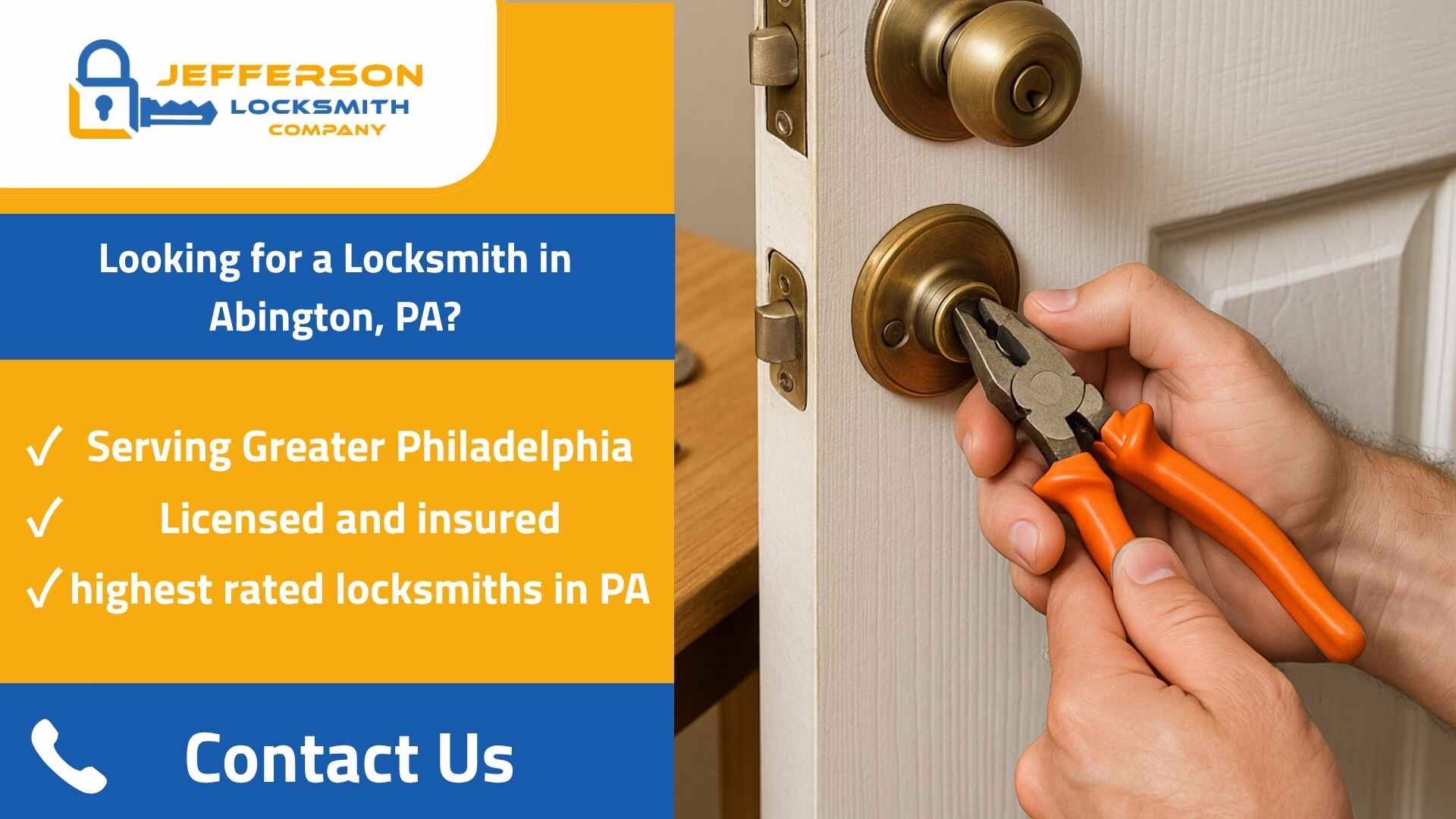 looking for expert Locksmith Contractors in Abington, PA?