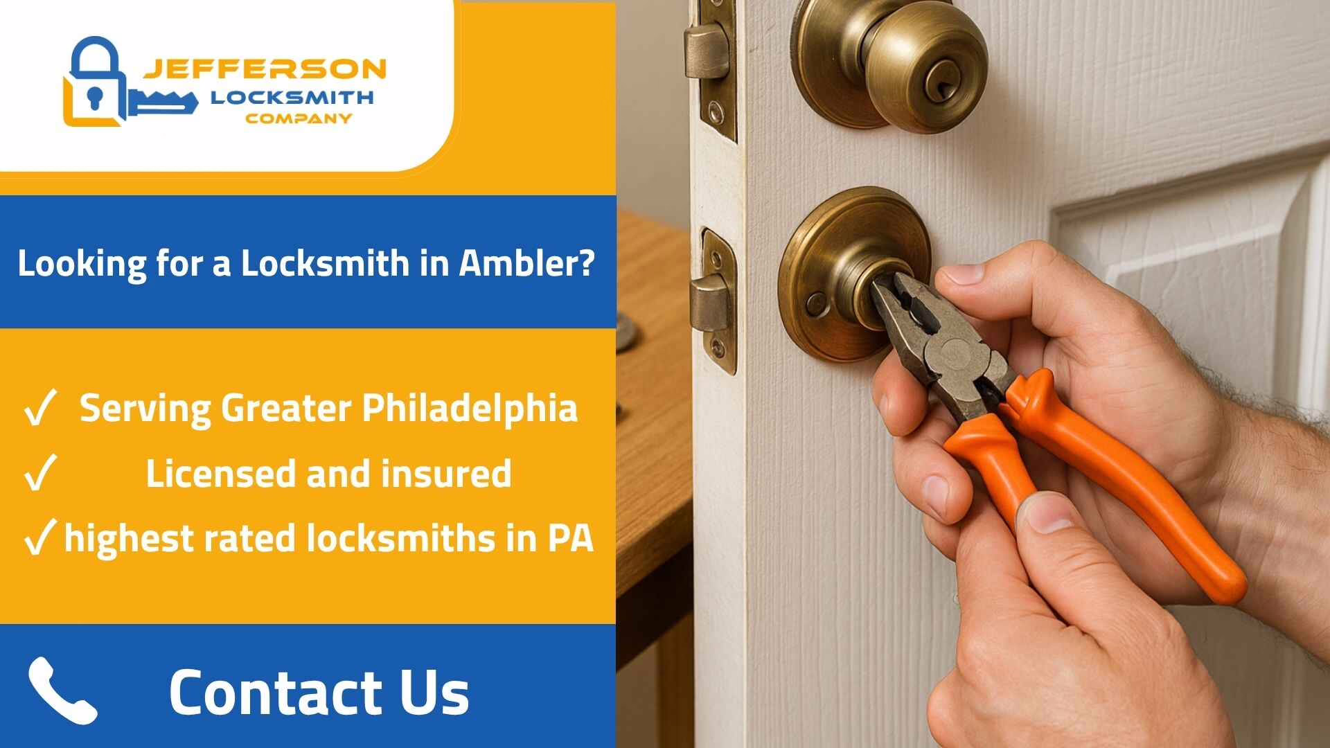 Are you looking for locksmith Services in  Ambler?